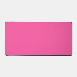Brilliant rose (solid colour) desk mat