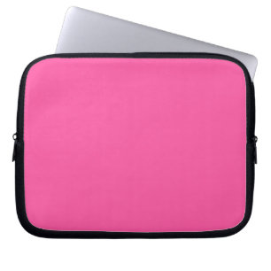Brilliant rose (solid colour) laptop sleeve