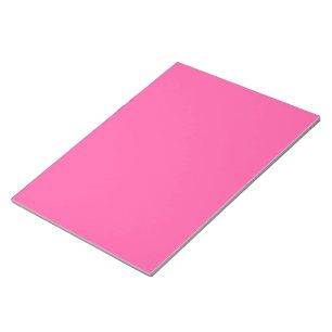 Brilliant rose (solid colour) notepad