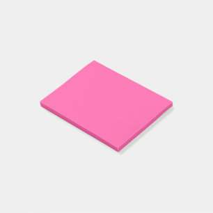 Brilliant rose (solid colour) post-it notes