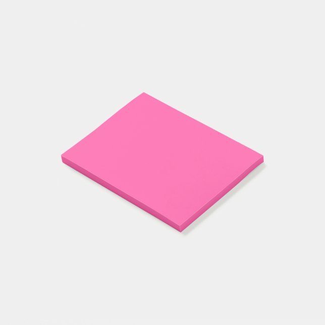 Brilliant rose  (solid colour)  post-it notes (Angled)