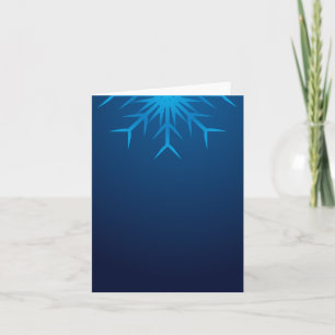 brilliant snowflake holiday card
