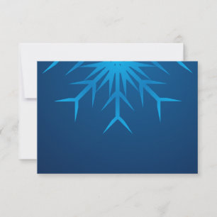 brilliant snowflake invitation