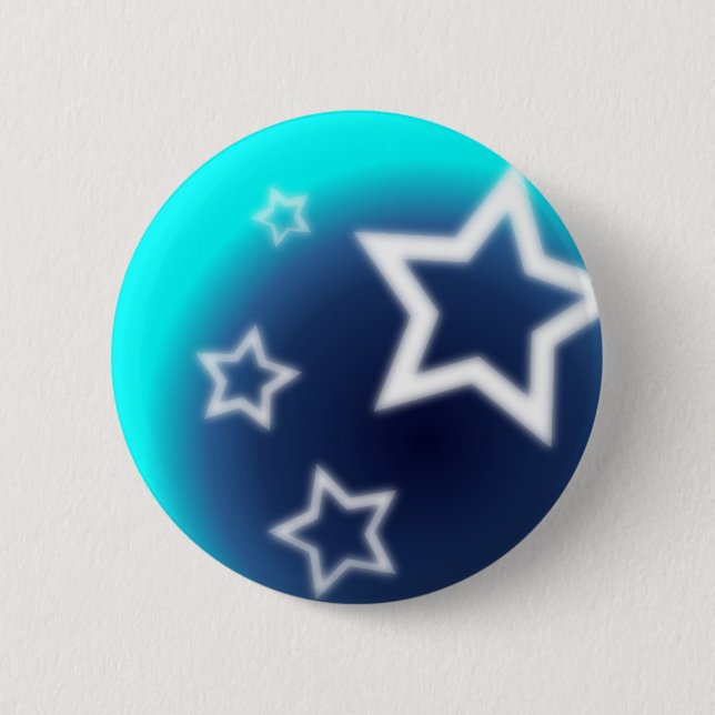 Brilliant Star 6 Cm Round Badge (Front)
