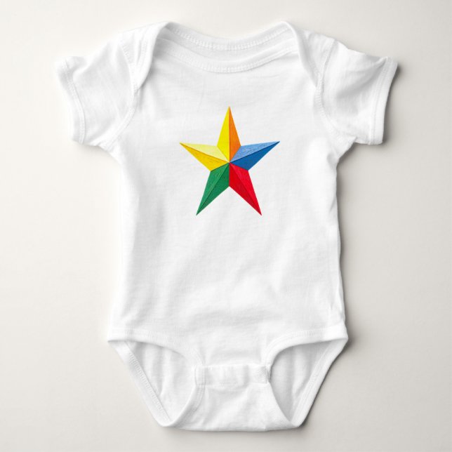 BRILLIANT STAR BABY BODYSUIT (Front)