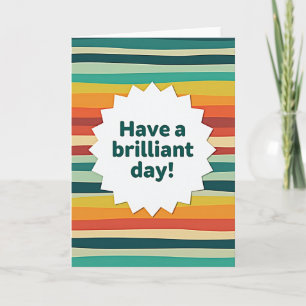 Brilliant Star Birthday Card