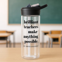 Brilliant Teacher Educator Appreciation Quote Art
