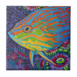 Brilliant Tropical Fish I Tile<br><div class="desc">Marine Life</div>