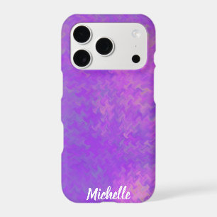 Brilliant Violet Marbled Artsy Personalised
