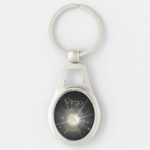 Brilliant Virgo Key Ring