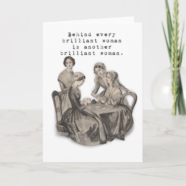 Brilliant women card (Front)