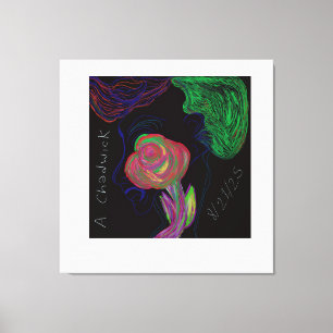 Brilliantly Coloured African Floral Canvas Print