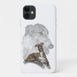 Brindle Greyhound Dog Art Case-Mate iPhone Case