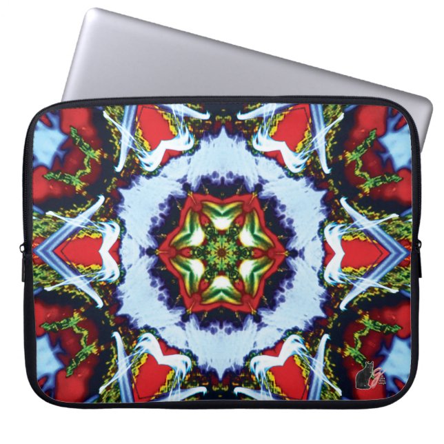 Brindle Kaleidoscope Laptop Sleeve (Front)