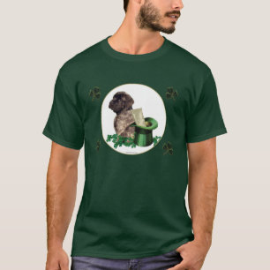 Brindle Mastiff pup Shamrock T-Shirt