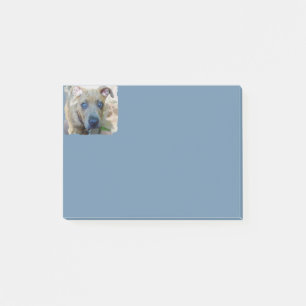 Brindle Pit Bull Puppy by Shirley Taylor Post-it Notes