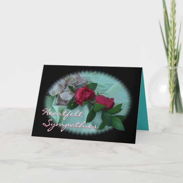 Brindle Rose Spray-customise any occasion Card (Front)