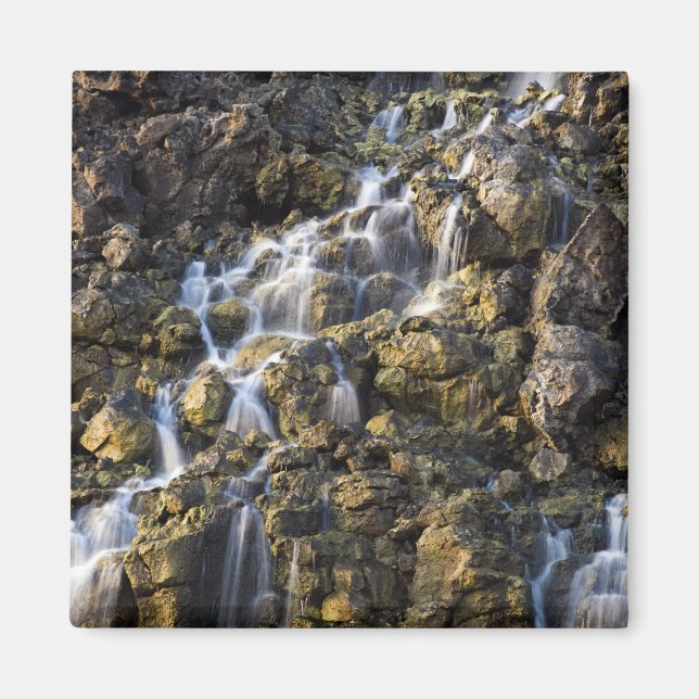 Brine falls from volcanic rock drop off 2 magnet (Front)
