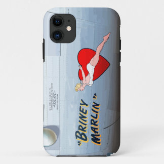 Briney Marlin B-24 Nose Art (Vintage Fuselage) iPh Case-Mate iPhone Case