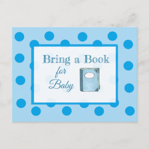 Bring a Book for Baby Baby Shower Card