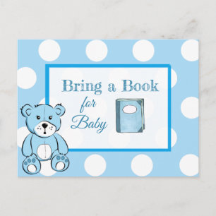 Bring a Book for Baby Baby Shower Card