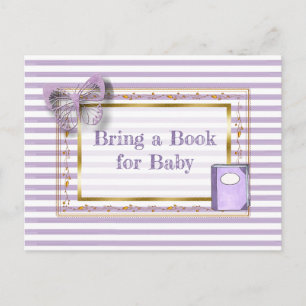 Bring a Book for Baby Baby Shower Card
