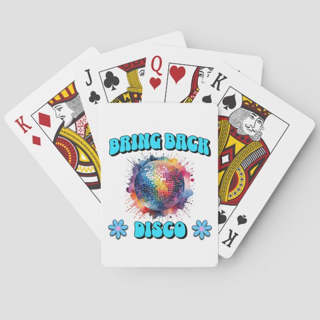 Bring Back Disco Playing Cards (Back)
