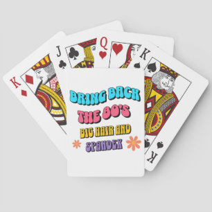Bring Back the ’80s Playing Cards