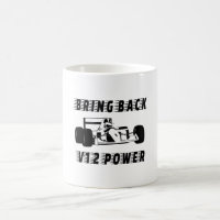 Bring back V12 power Race Car Silhouette