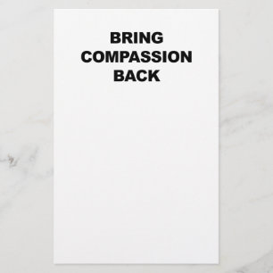 Bring Compassion Back Stationery