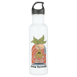 "Bring Earmuffs!" Screaming Mandrake Graphic 710 Ml Water Bottle