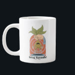 "Bring Earmuffs!" Screaming Mandrake Graphic Large Coffee Mug<br><div class="desc">Add a dose of magical humor to your collection with this playful “Bring Earmuffs!” design. Featuring a hand holding a mandrake mid-pull — roots wriggling and mouth wide open — this bold illustration captures one of the most unforgettable lessons from Herbology class. With its vintage-inspired color palette and retro poster-style...</div>