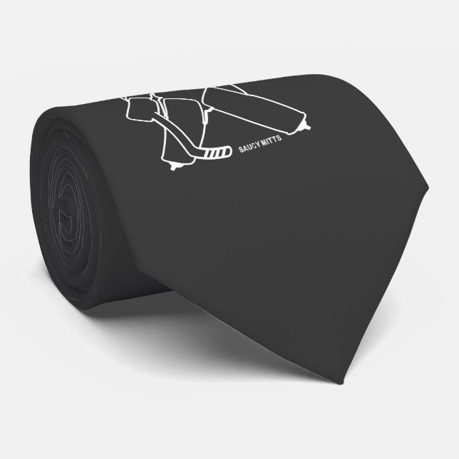 Bring It Hockey Goalie Tie (Rolled)
