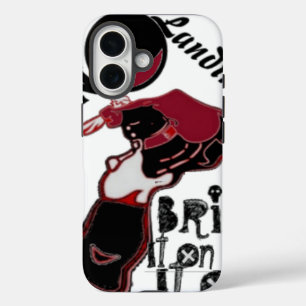 Bring It On – Playful Christmas & Space Mashup iPhone 16 Case