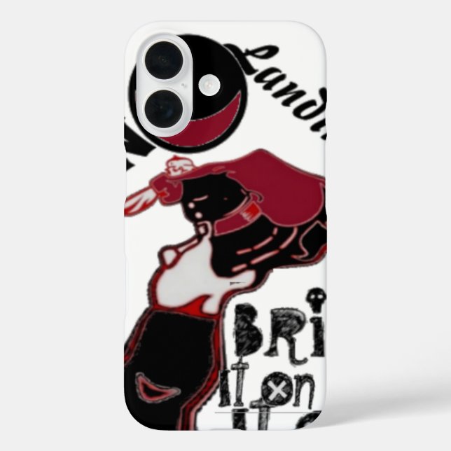 Bring It On – Playful Christmas & Space Mashup Case-Mate iPhone Case (Back)