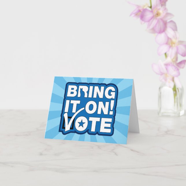 Bring it on! VOTE Card (Orchid)