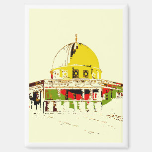 Bring Jerusalem Home: Dome of the Rock Magnet
