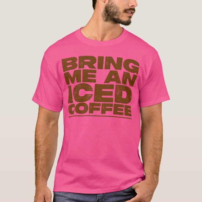 Bring Me An Iced Coffee boy T-Shirt (Front)