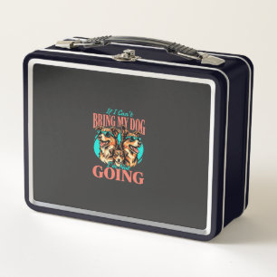 Bring My Dog Retro Dog Lover Metal Lunch Box