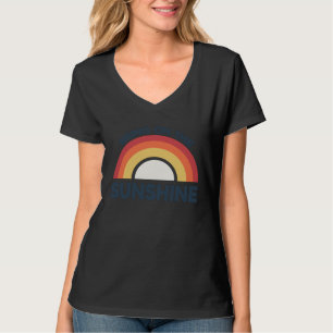 Bring on the Sunshine inspiring Graphic Rainbow T-Shirt