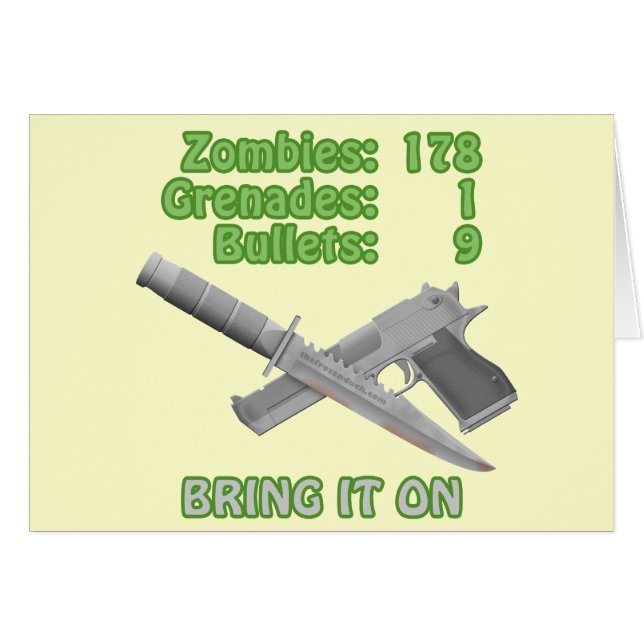 Bring on the Zombies (Front Horizontal)