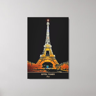 Bring Paris Home: Eiffel Tower Canvas Print