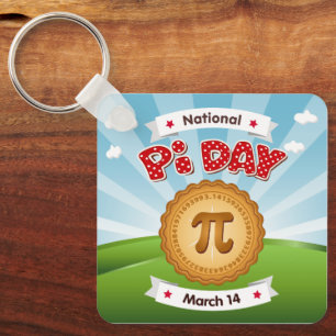 Bring PIE for Pi Day Key Ring