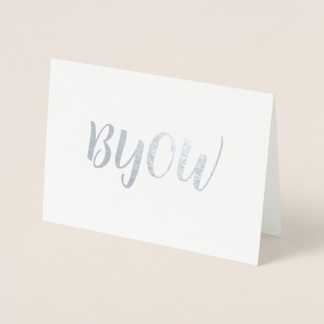 Bring Your Own Wine (BYOW) Foil Card (Front)