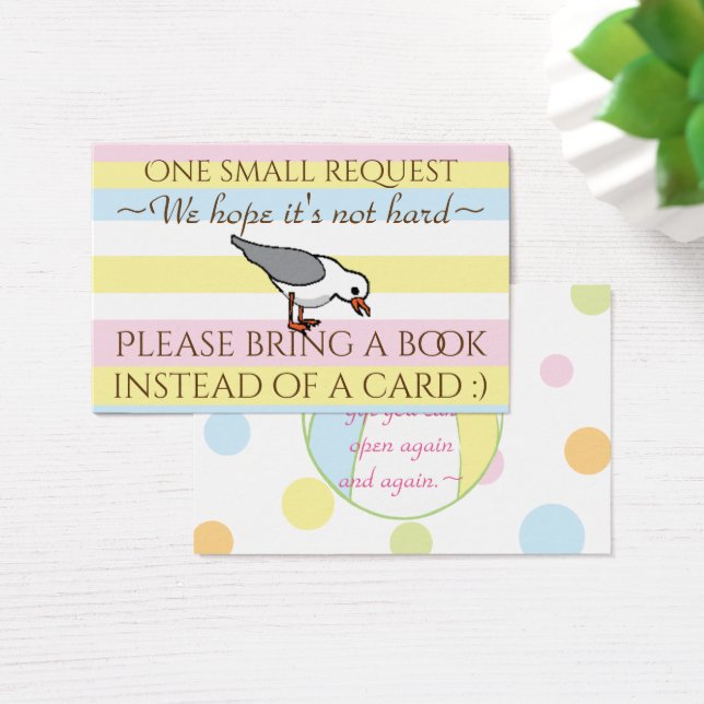 BringABook Insert Card Baby Beach Ball (Desk)