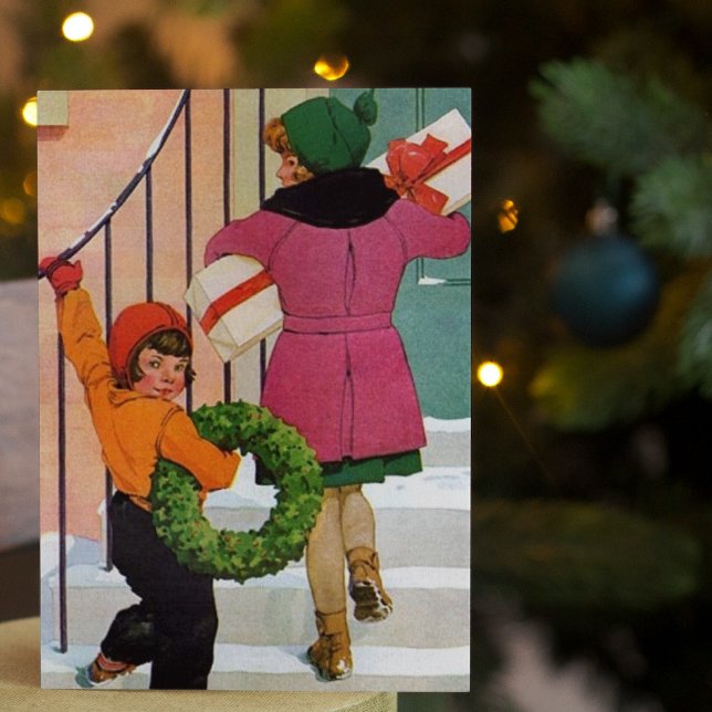 Bringing Christmas Cheer  Holiday Card (Creator Uploaded)