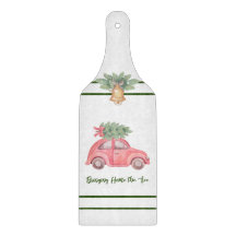 Bringing Home the Christmas Tree, Cutting Board