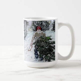 Bringing Home the Tree Mug