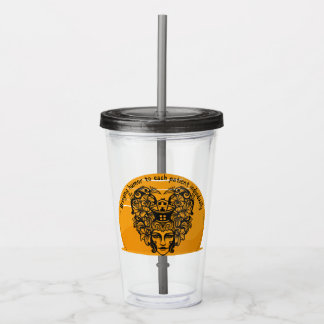 Bringing humour to each patient individually acrylic tumbler