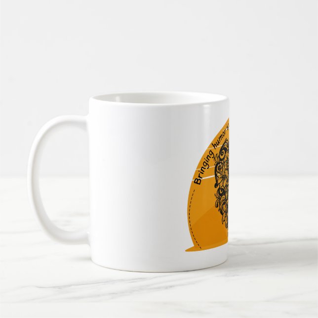 Bringing humour to each patient individually  coffee mug (Left)